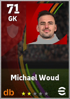 Michael Woud — GK, OVR 71, MAX 71
