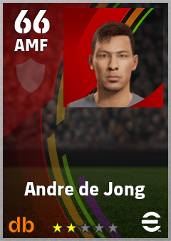 Andre de Jong — AMF, OVR 66, MAX 66