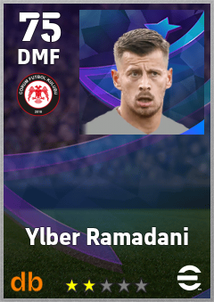 Ylber Ramadani — DMF, OVR 75, MAX 75