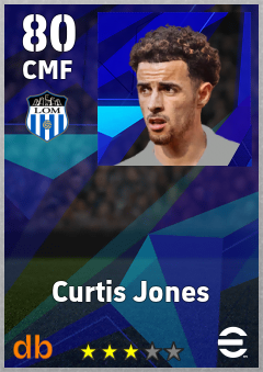 Curtis Jones eFootball player card