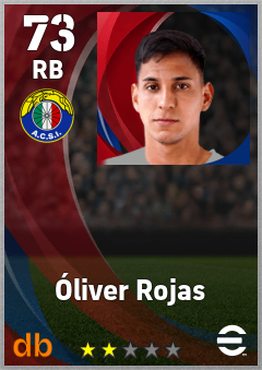 Óliver Rojas — RB, OVR 73, MAX 73