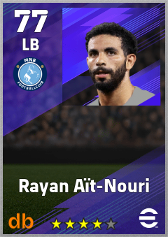 Rayan Aït-Nouri eFootball player card