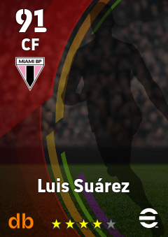 Luis Suárez — CF, OVR 91, MAX 91