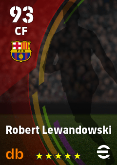 Robert Lewandowski — CF, OVR 93, MAX 93