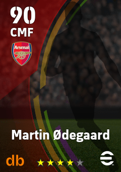 Martin Ødegaard — CMF, OVR 90, MAX 90