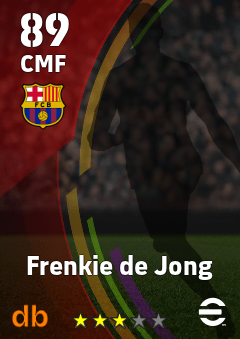 Frenkie de Jong — CMF, OVR 89, MAX 89