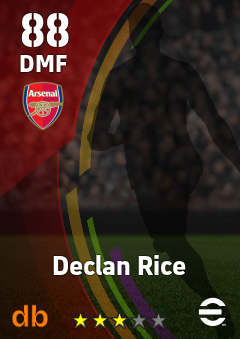 Declan Rice eFootball player card