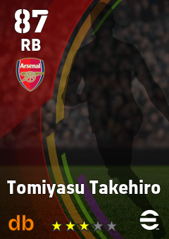 Tomiyasu Takehiro — RB, OVR 87, MAX 87