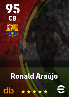 Ronald Araújo — CB, OVR 95, MAX 95