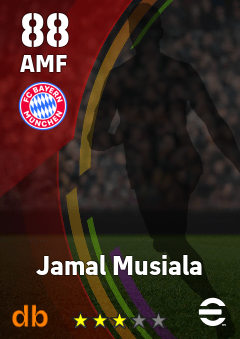 Jamal Musiala — AMF, OVR 88, MAX 88