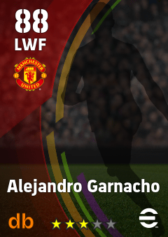 Alejandro Garnacho — LWF, OVR 88, MAX 88