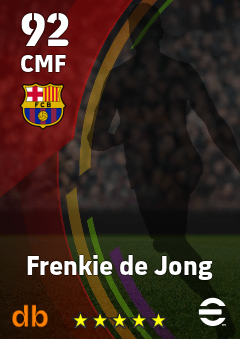 Frenkie de Jong — CMF, OVR 92, MAX 92