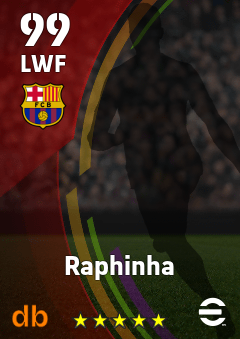 Raphinha eFootball player card