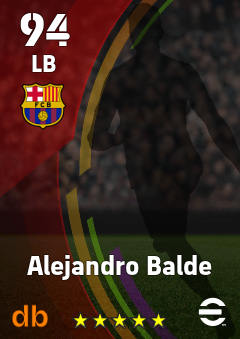 Alejandro Balde — LB, OVR 94, MAX 94