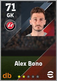 Alex Bono — GK, OVR 71, MAX 71