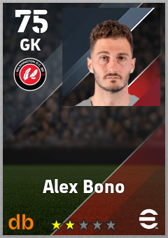Alex Bono — GK, OVR 75, MAX 75
