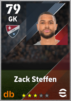 Zack Steffen eFootball player card
