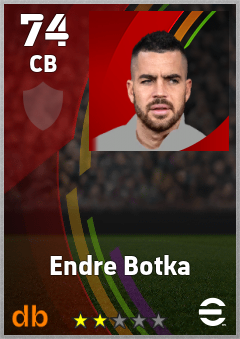 Endre Botka — CB, OVR 74, MAX 74