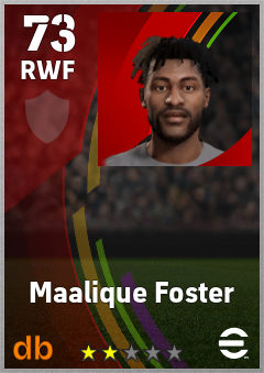 Maalique Foster eFootball player card