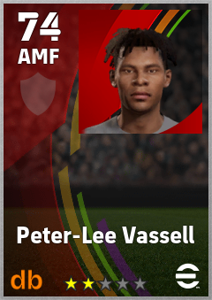 Peter-Lee Vassell eFootball player card
