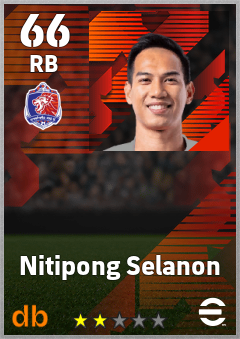 Nitipong Selanon — RB, OVR 66, MAX 66