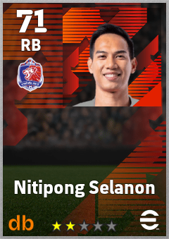 Nitipong Selanon eFootball player card