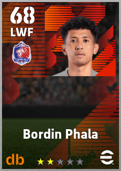 Bordin Phala eFootball player card