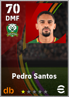 Pedro Santos — DMF, OVR 70, MAX 70