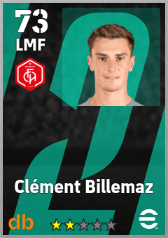 Clément Billemaz eFootball player card