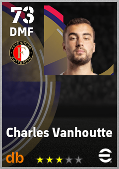Charles Vanhoutte eFootball player card
