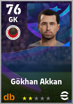 Gökhan Akkan eFootball player card
