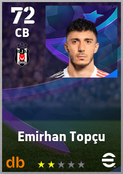 Emirhan Topçu eFootball player card