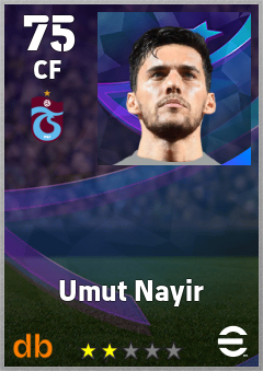 Umut Nayir — CF, OVR 75, MAX 75