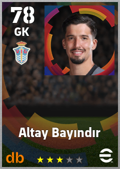 Altay Bayındır — GK, OVR 78, MAX 78