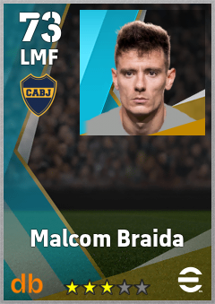 Malcom Braida eFootball player card
