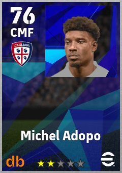 Michel Adopo — CMF, OVR 76, MAX 76