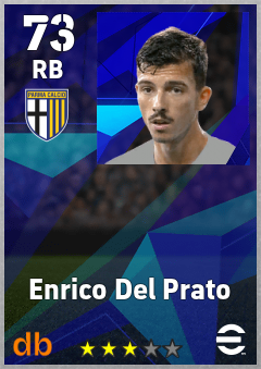 Enrico Del Prato eFootball player card