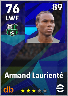 Armand Laurienté eFootball player card