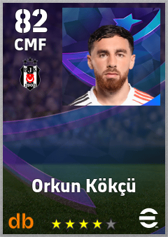 Orkun Kökçü — CMF, OVR 82, MAX 91
