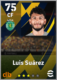 Luis Suárez eFootball player card