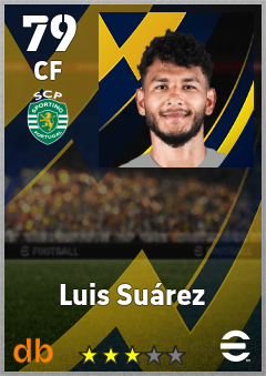 Luis Suárez eFootball player card