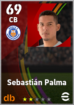 Sebastián Palma — CB, OVR 69, MAX 69