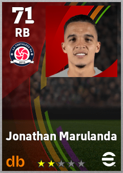 Jonathan Marulanda — RB, OVR 71, MAX 71