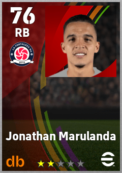 Jonathan Marulanda — RB, OVR 76, MAX 76
