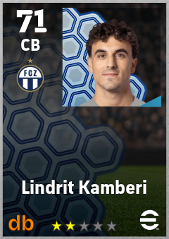 Lindrit Kamberi — CB, OVR 71, MAX 71