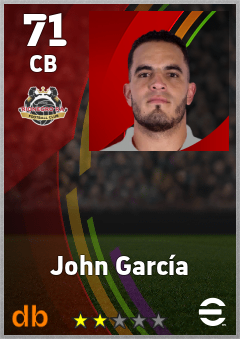 John García eFootball player card