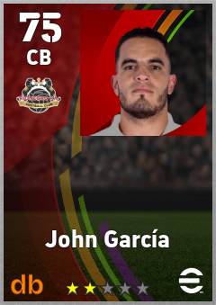 John García — CB, OVR 75, MAX 75