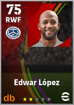 Edwar López — RWF, OVR 75, MAX 75