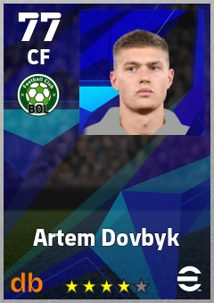 Artem Dovbyk eFootball player card