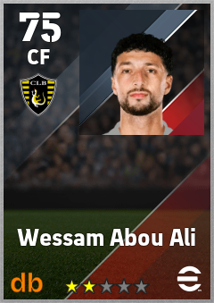 Wessam Abou Ali — CF, OVR 75, MAX 75